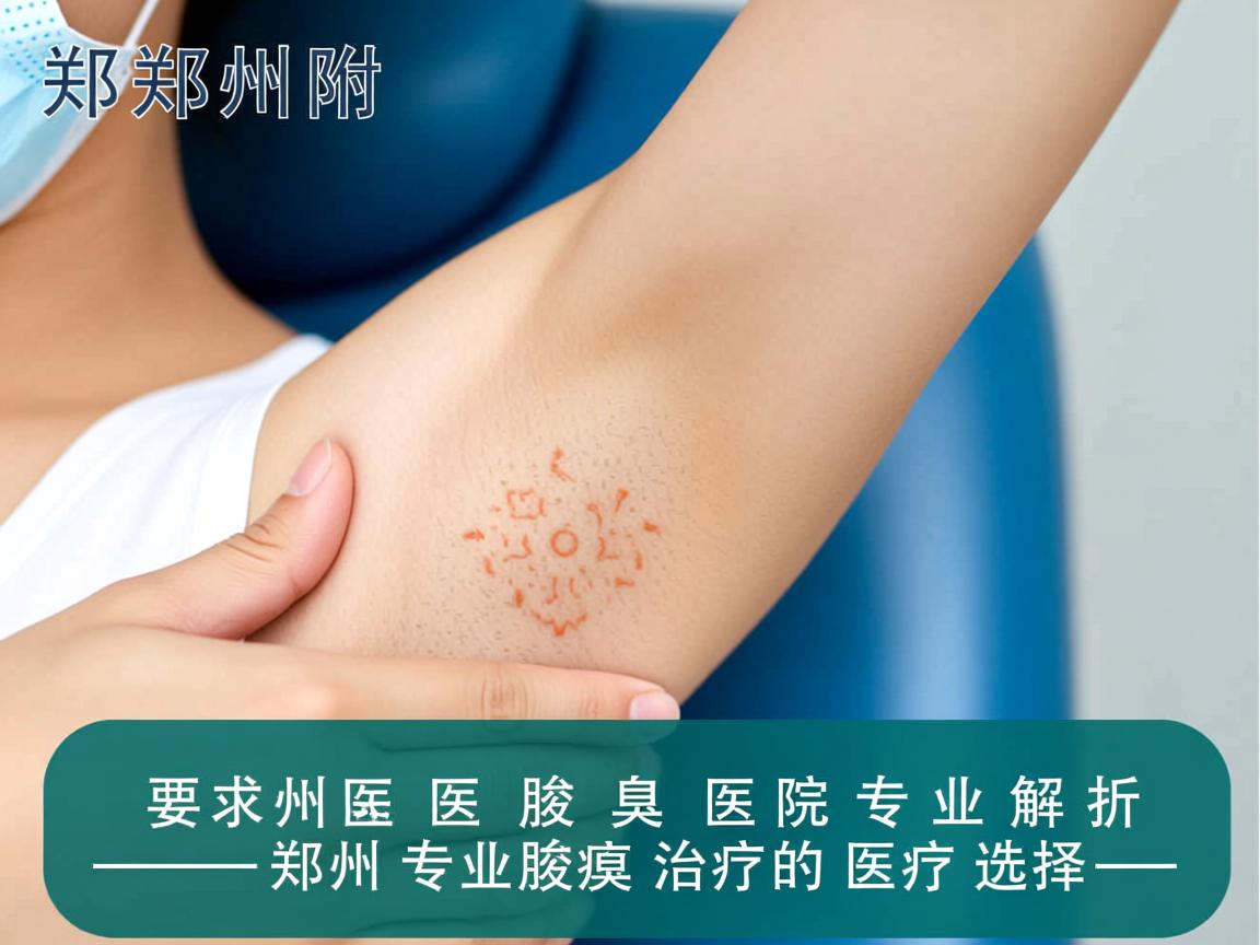 郑州附医腋臭医院专业解析，郑州专业腋臭治疗的医疗选择