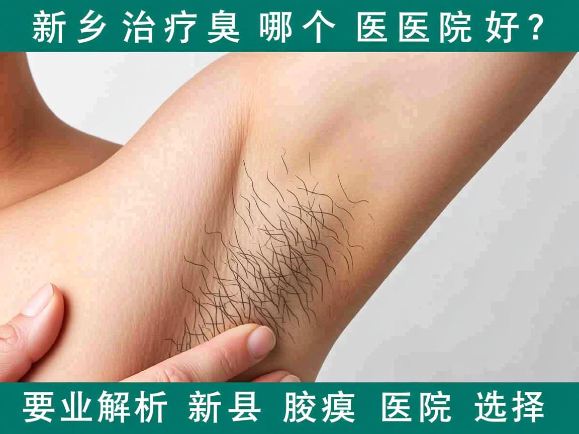 新乡治疗腋臭哪个医院好？专业解析新乡腋臭医院选择