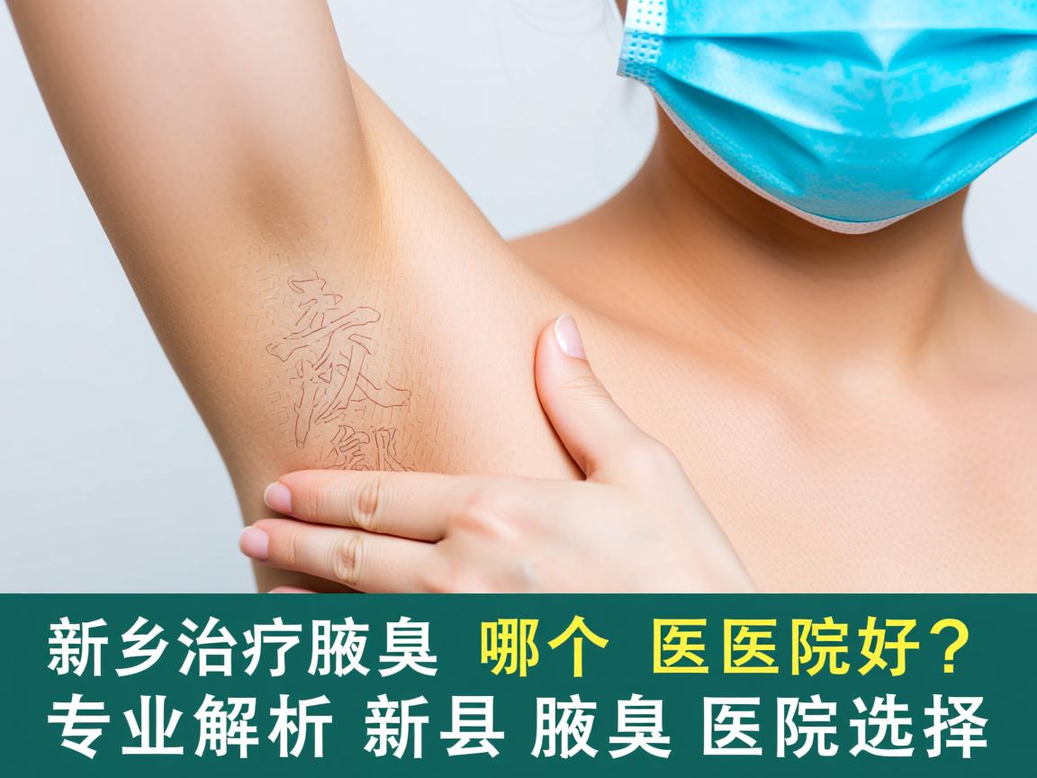 新乡治疗腋臭哪个医院好？专业解析新乡腋臭医院选择