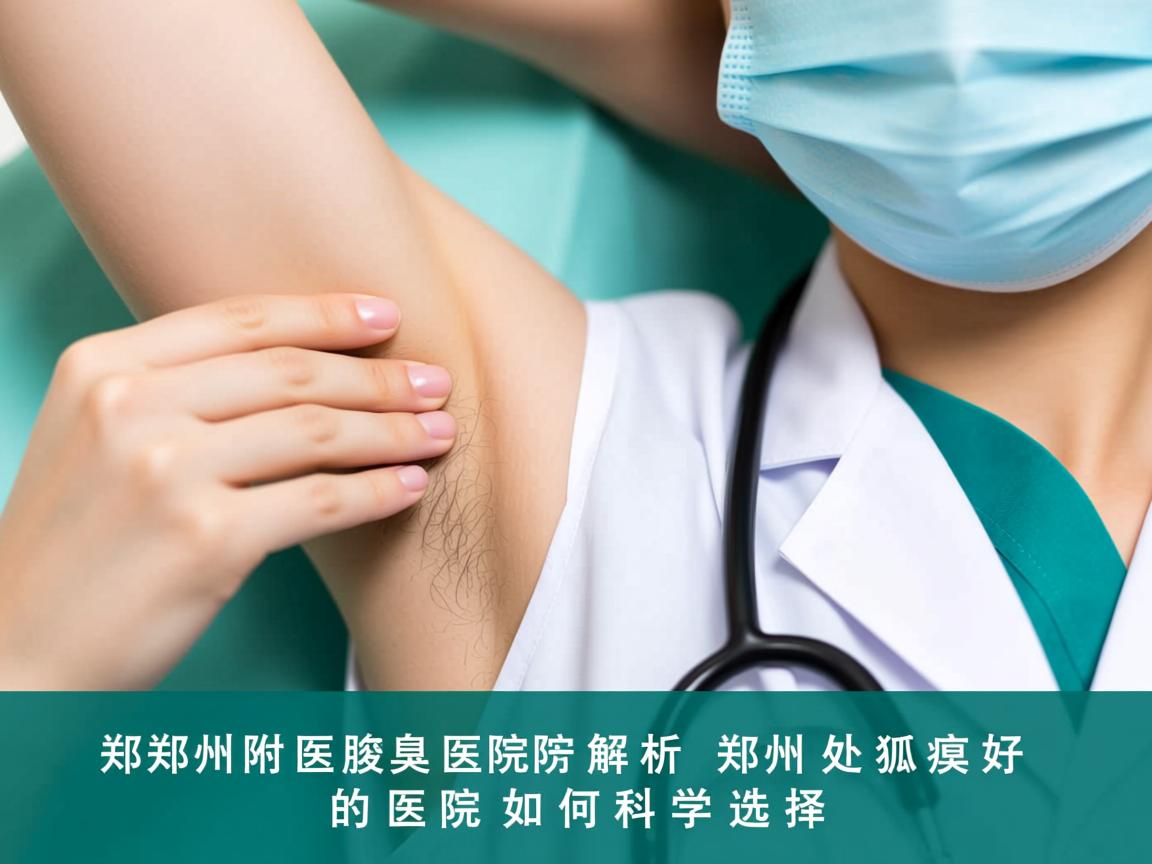 郑州附医腋臭医院解析，郑州处狐臭好的医院如何科学选择