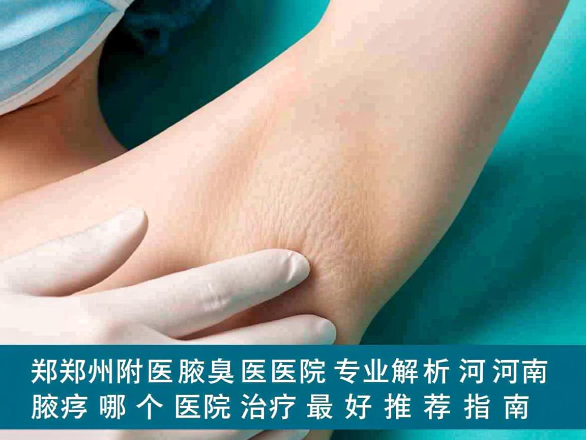 郑州附医腋臭医院专业解析，河南腋臭哪个医院治疗最好推荐指南