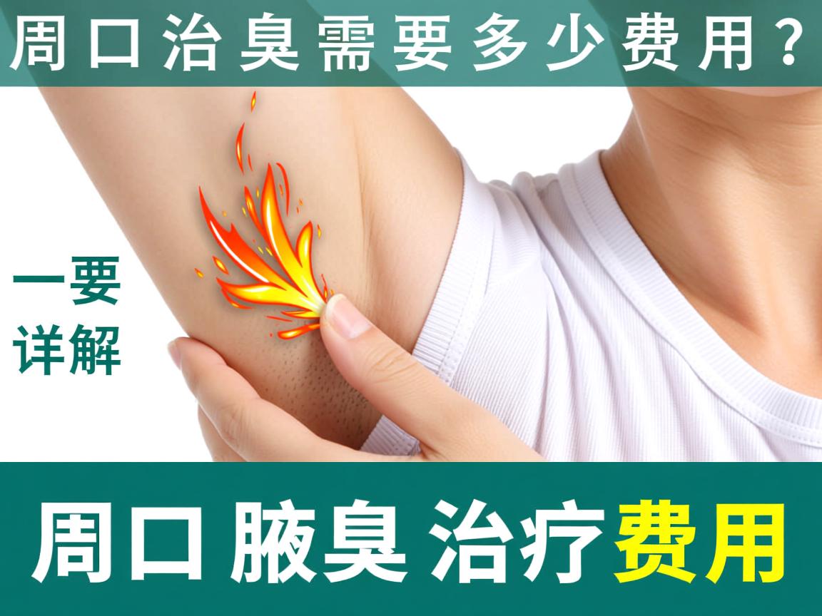 周口治疗腋臭需要多少费用？详解周口腋臭治疗费用