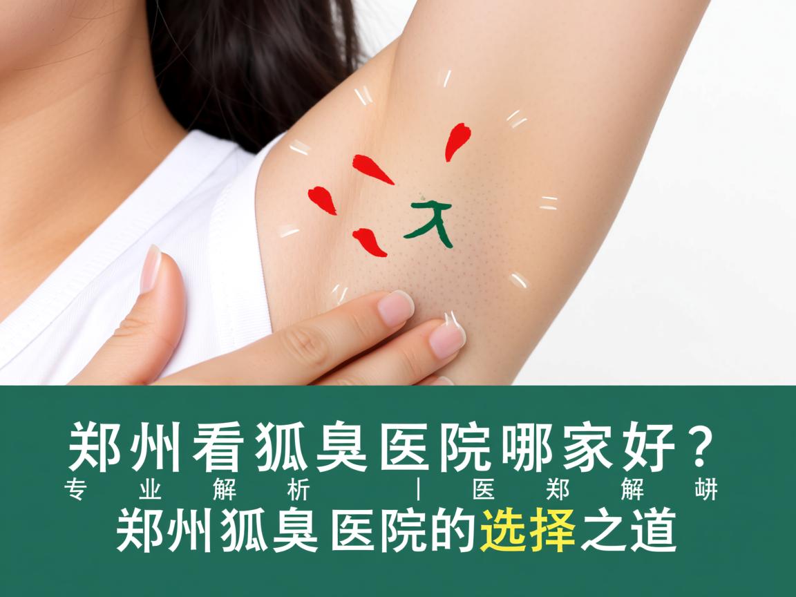 郑州看狐臭医院哪家好？专业解析郑州狐臭医院的选择之道