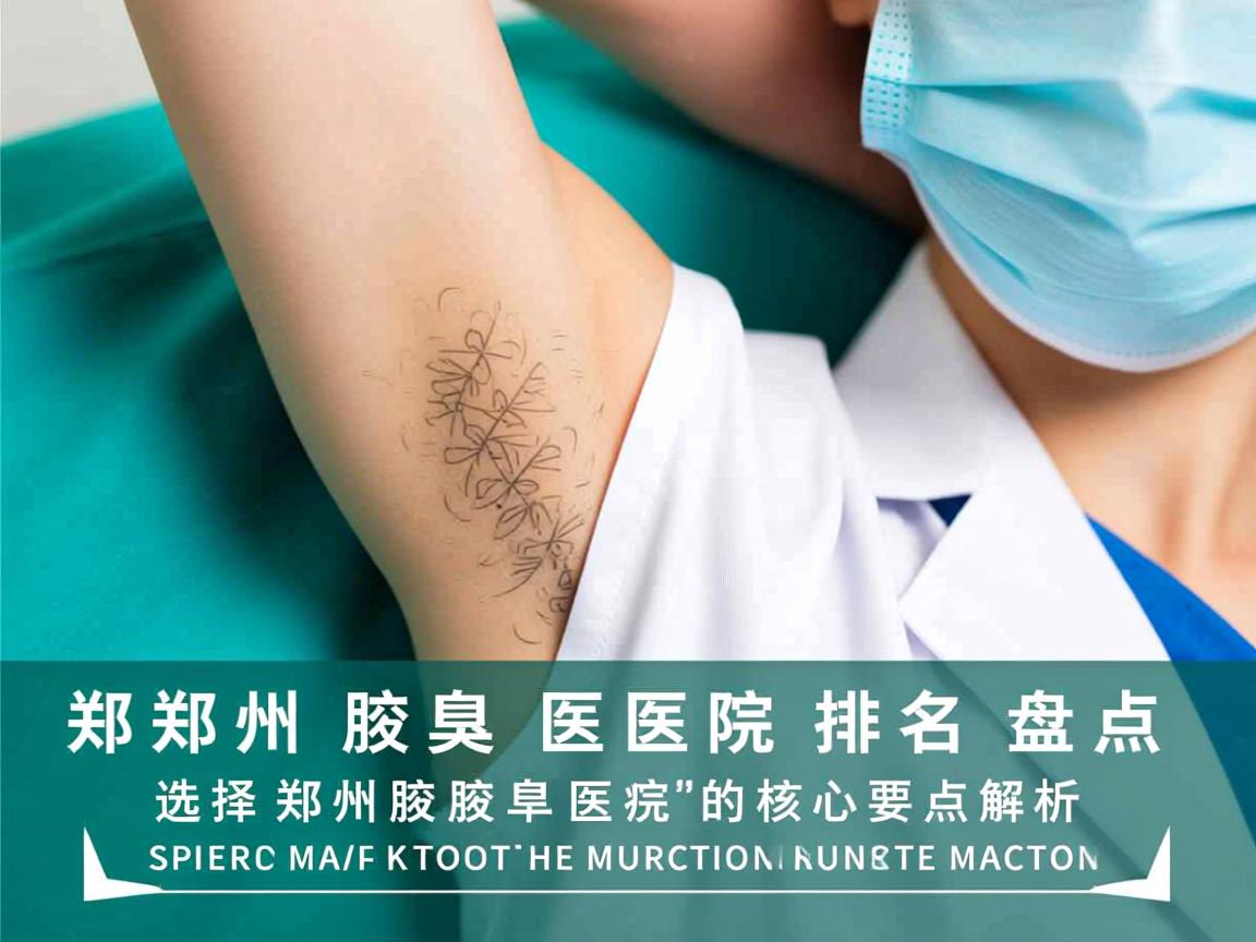 郑州腋臭医院排名盘点，选择郑州腋臭医院的核心要点解析