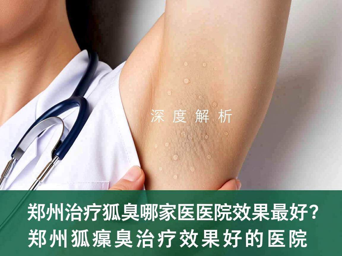 郑州治疗狐臭哪家医院效果最好？深度解析郑州狐臭治疗效果好的医院