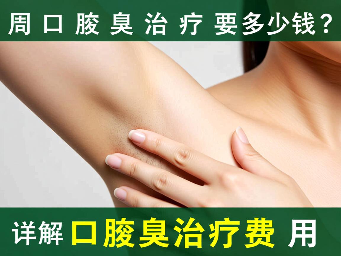 周口腋臭治疗要多少钱？详解周口腋臭治疗费用