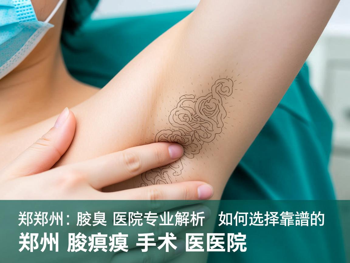 郑州腋臭医院专业解析，如何选择靠谱的郑州腋臭手术医院