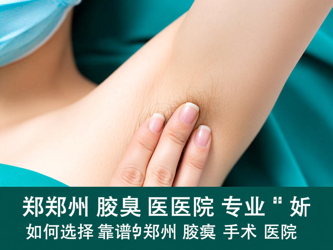 郑州腋臭医院专业解析，如何选择靠谱的郑州腋臭手术医院