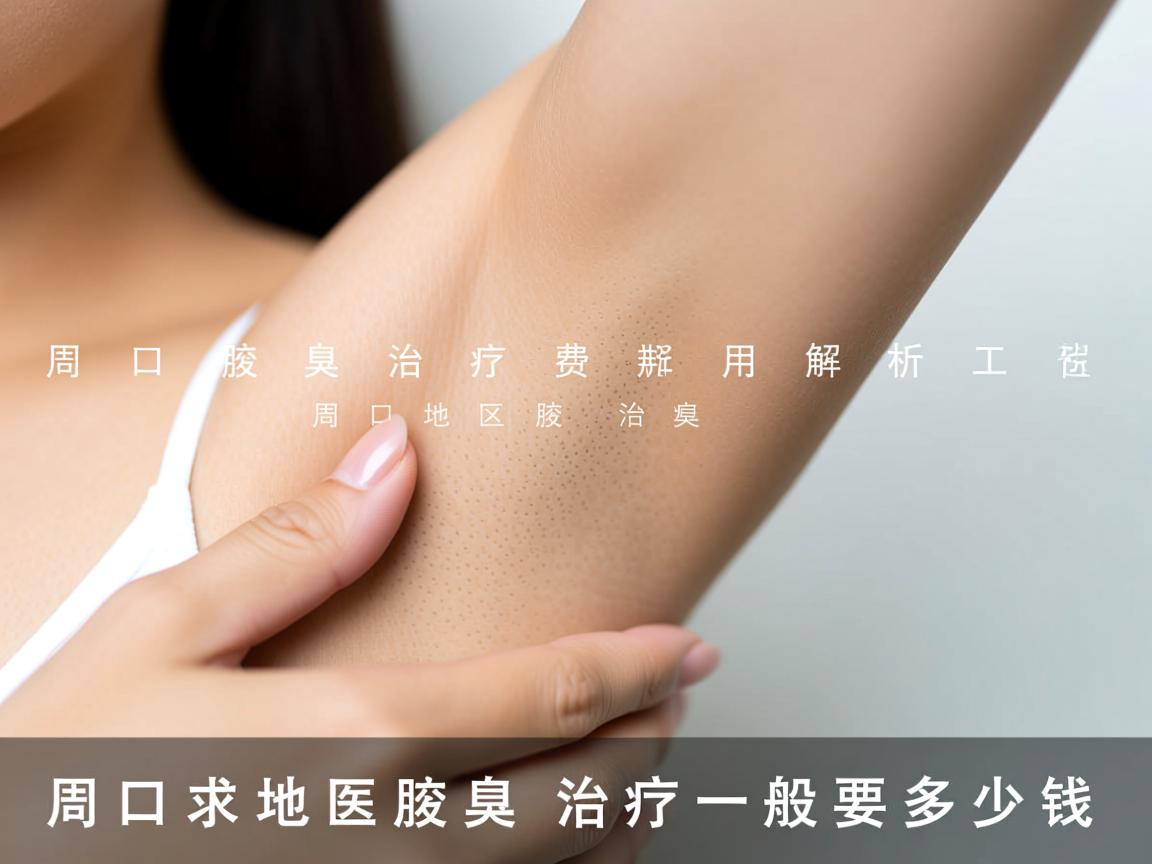 周口腋臭治疗费用解析，周口地区腋臭治疗一般要多少钱