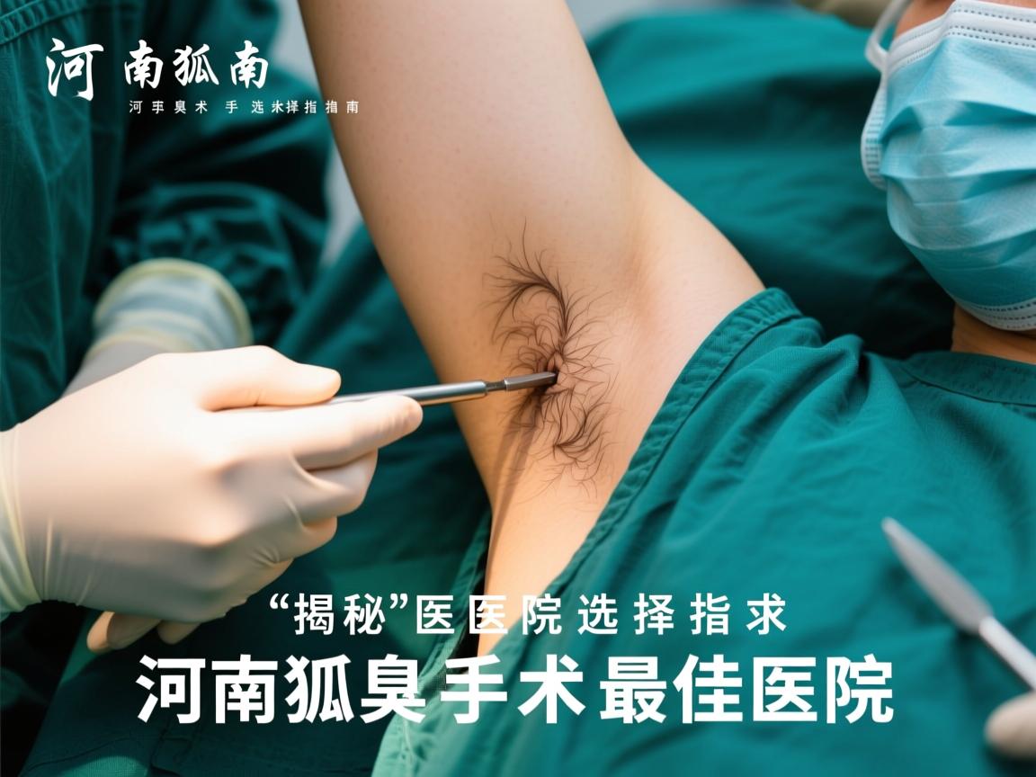 河南狐臭手术医院选择指南，揭秘河南狐臭手术最佳医院