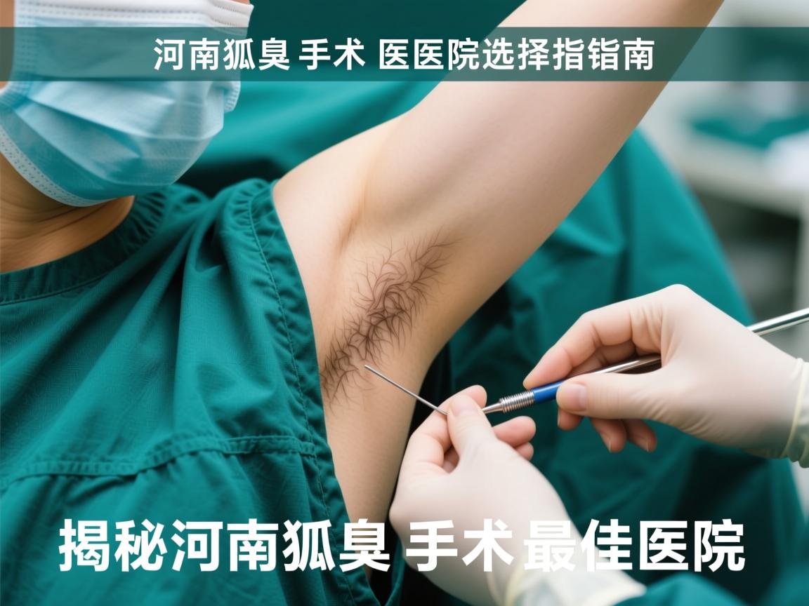 河南狐臭手术医院选择指南，揭秘河南狐臭手术最佳医院