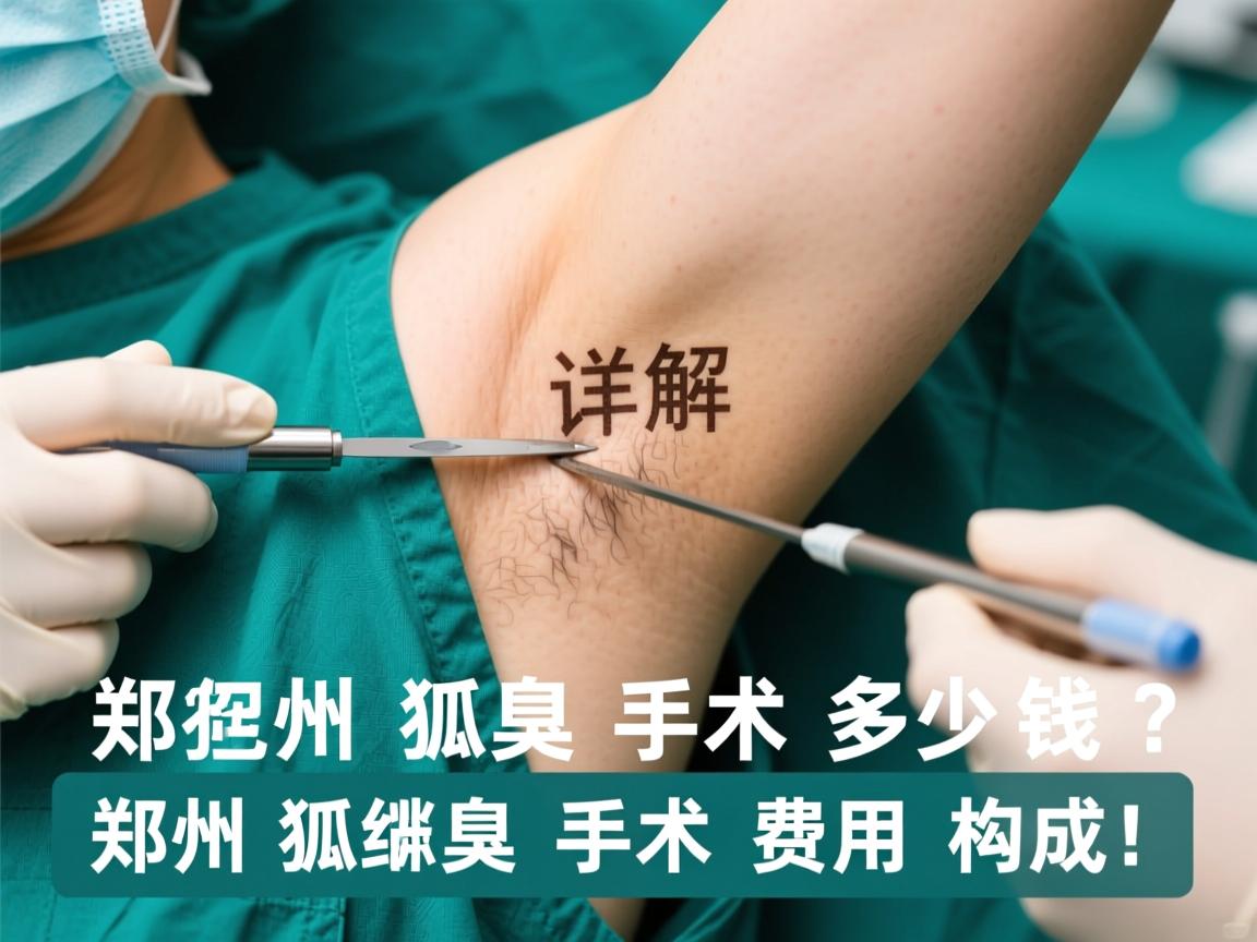 郑州狐臭手术多少钱？详解郑州狐臭手术费用构成