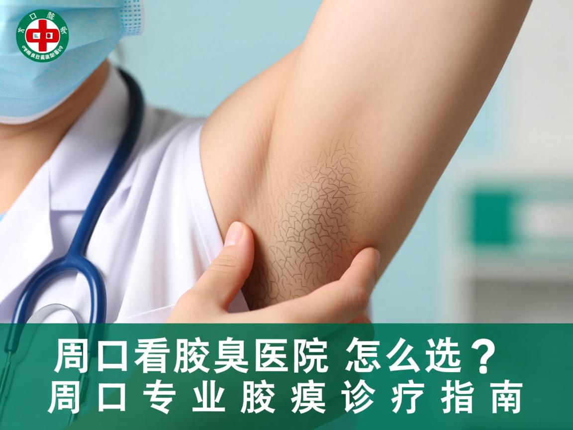 周口看腋臭医院怎么选？周口专业腋臭诊疗指南