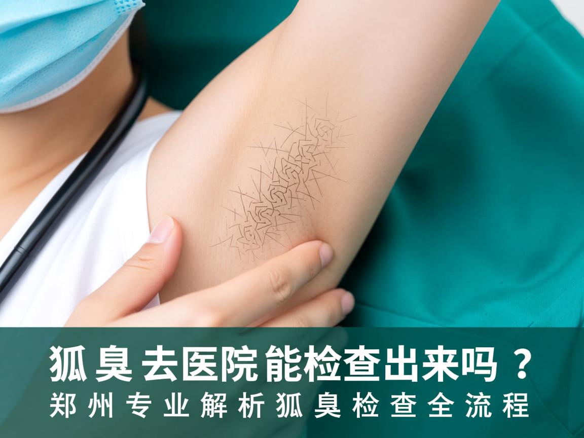 狐臭去医院能检查出来吗？郑州专业解析狐臭检查全流程
