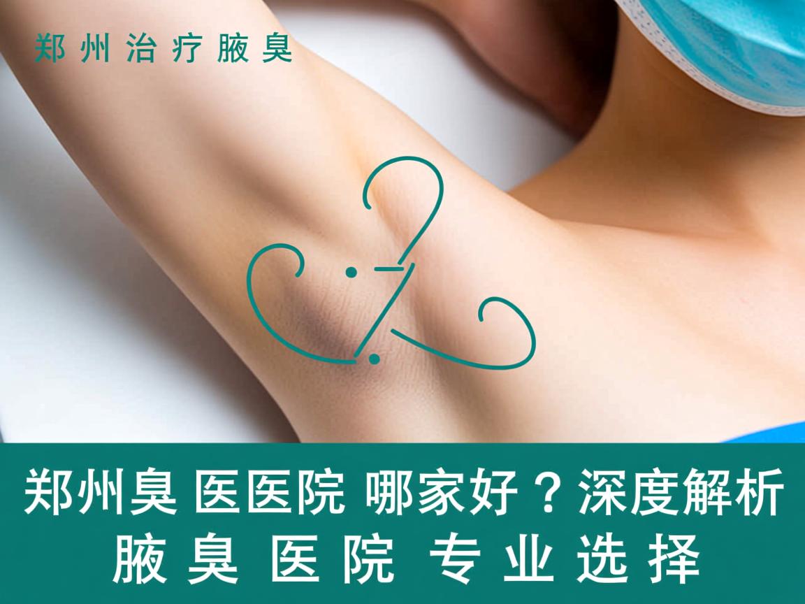 郑州治疗腋臭医院哪家好？深度解析郑州腋臭医院专业选择