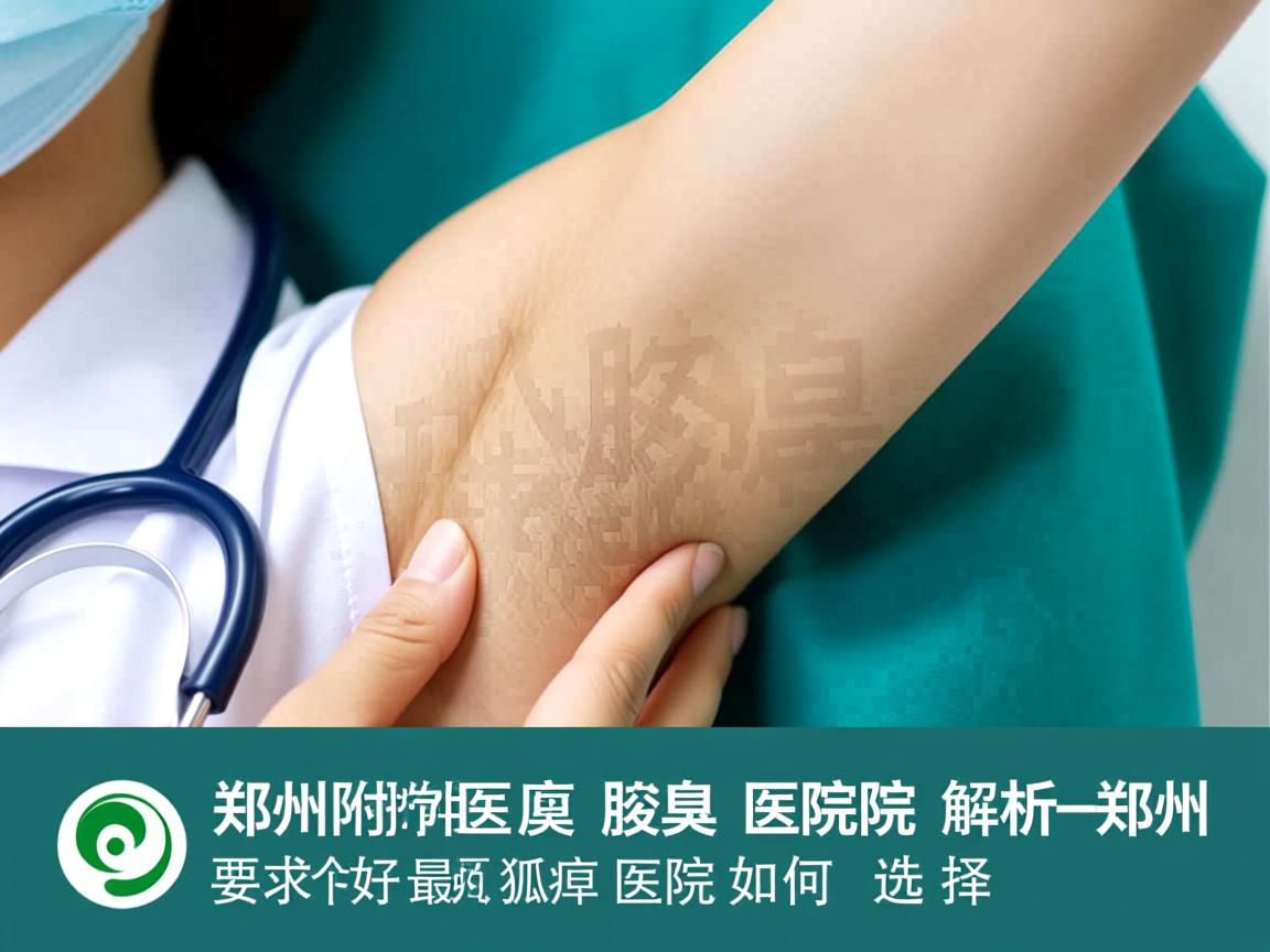 郑州附医腋臭医院解析，郑州治狐臭最好的医院如何选择