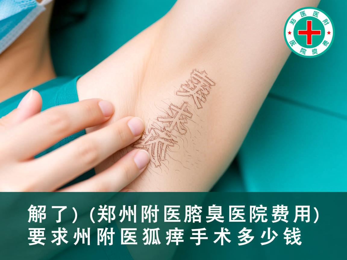 了解郑州附医腋臭医院费用，郑州附医狐臭手术多少钱