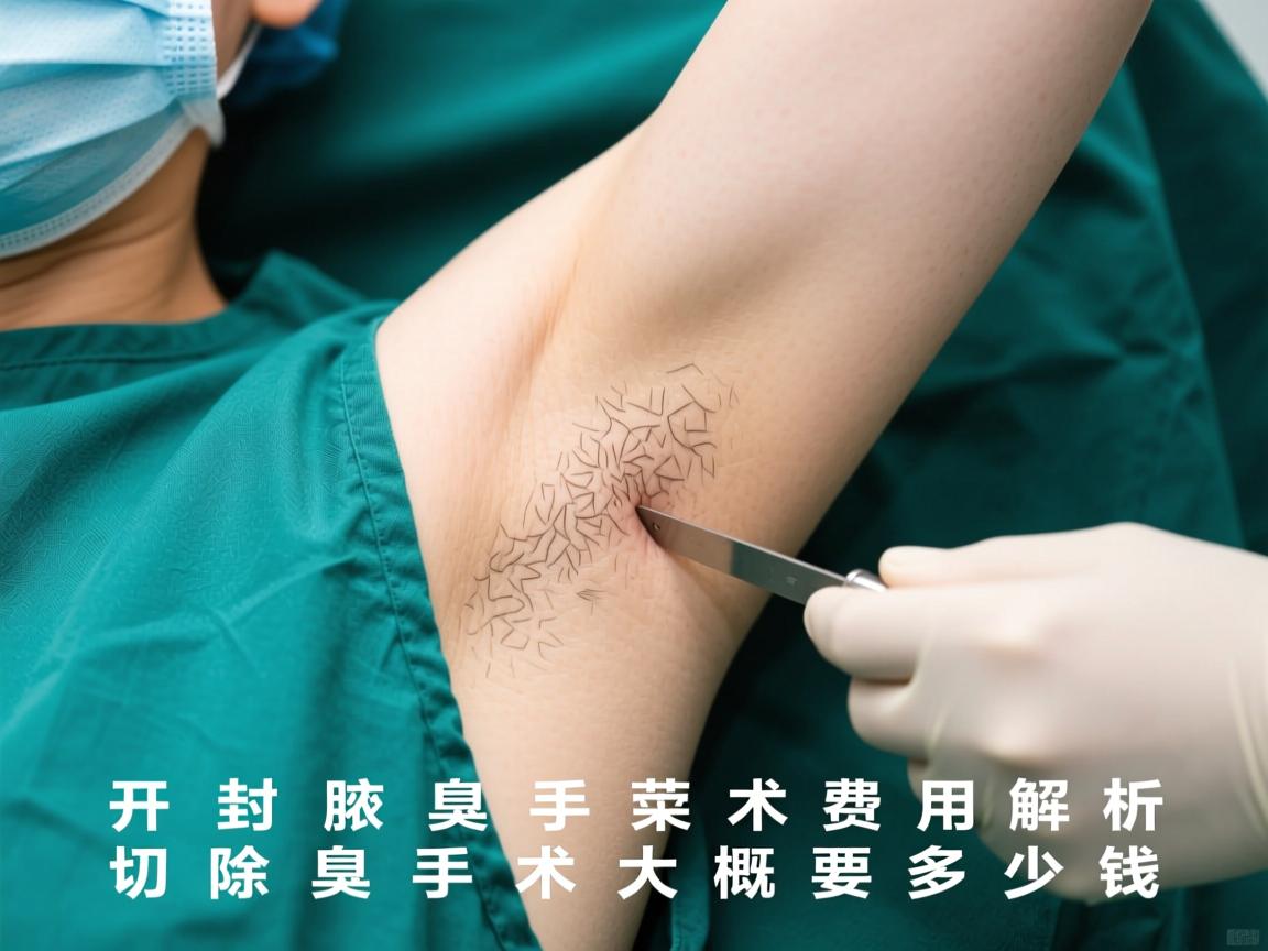 开封腋臭手术费用解析，切除腋臭手术大概要多少钱