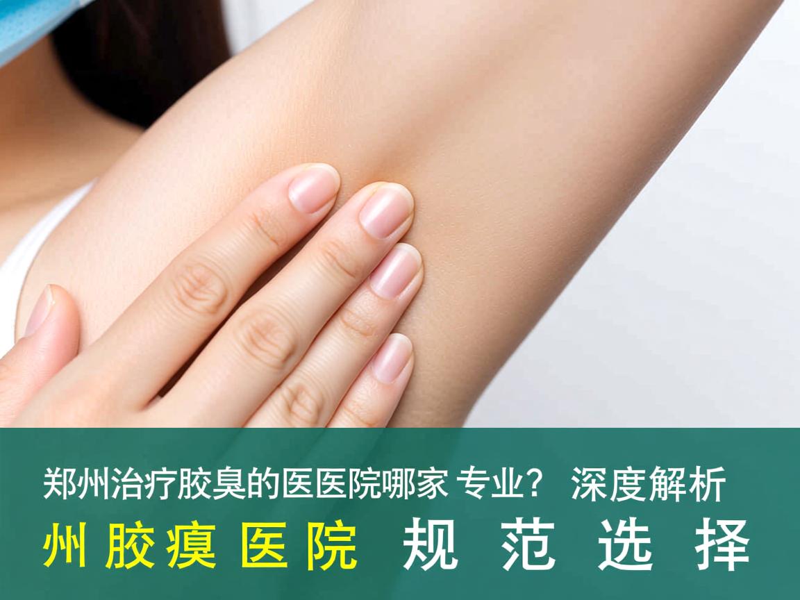 郑州治疗腋臭的医院哪家专业？深度解析郑州腋臭医院的规范选择