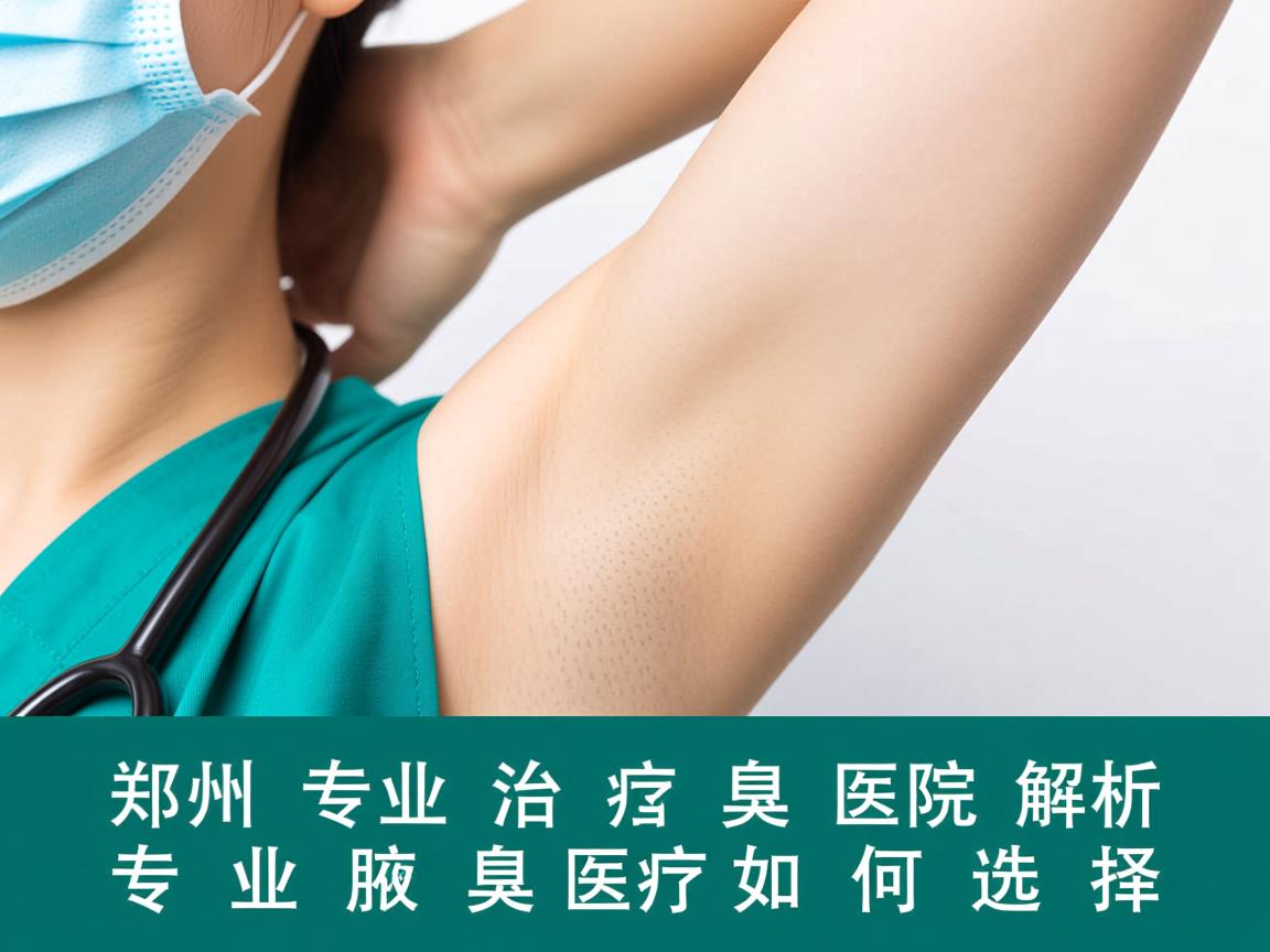 郑州专业治疗腋臭医院解析，专业腋臭医疗如何选择