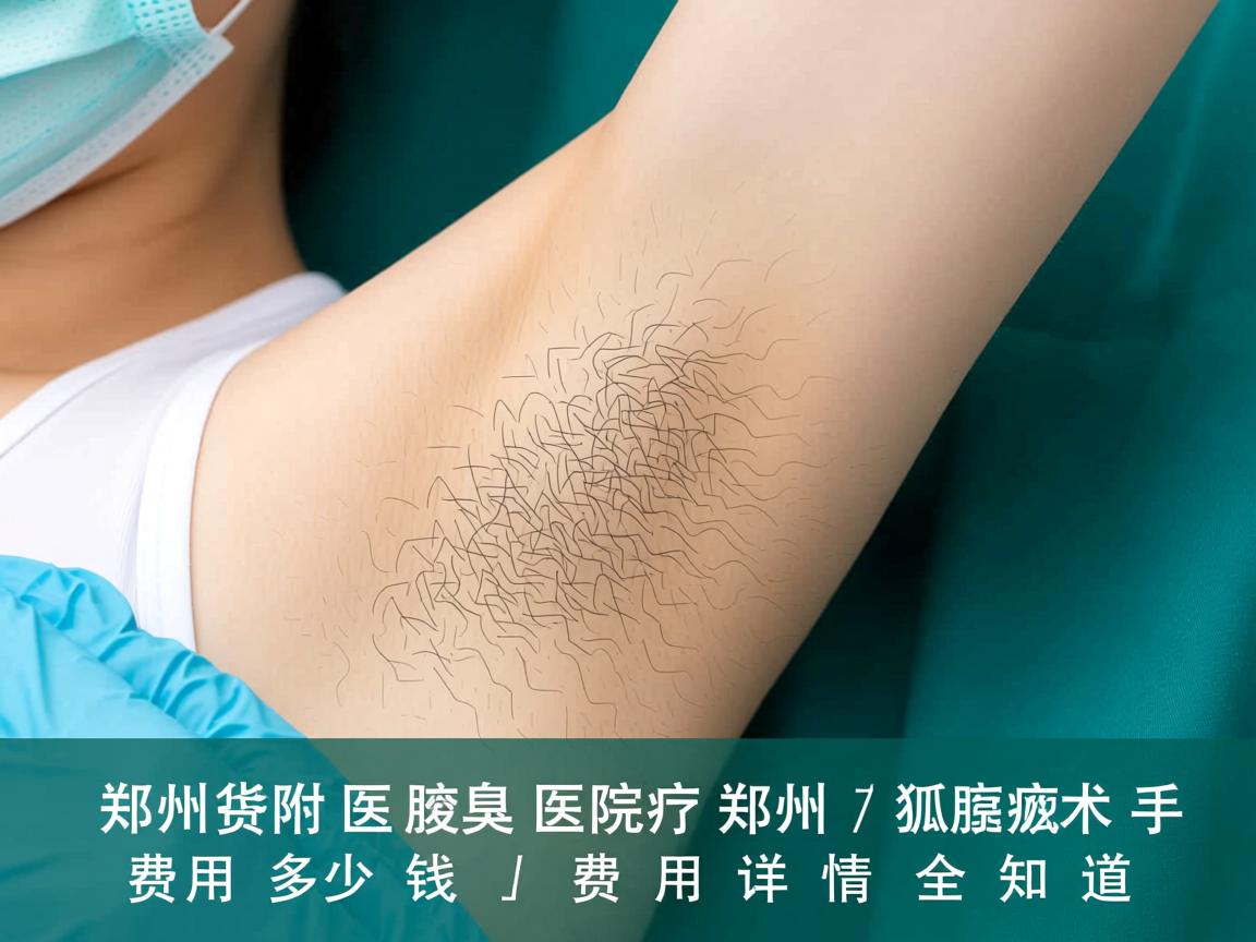 郑州附医腋臭医院解析，郑州狐臭手术费用多少钱，费用详情全知道