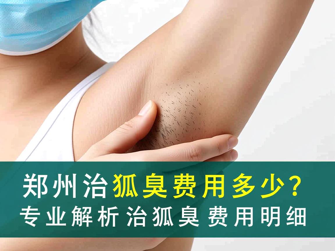 郑州治狐臭费用多少？专业解析治狐臭费用明细