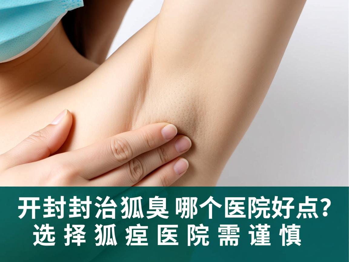 开封治狐臭哪个医院好点？选择狐臭医院需谨慎
