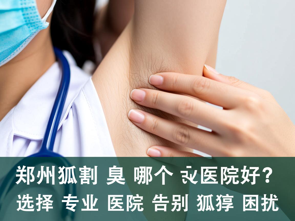 郑州割狐臭哪个医院好？选择专业医院告别狐臭困扰