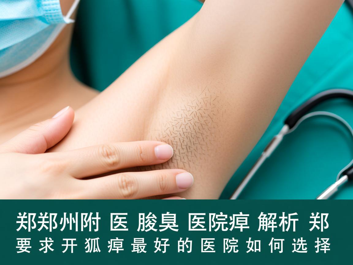 郑州附医腋臭医院解析，郑州开狐臭最好的医院如何选择