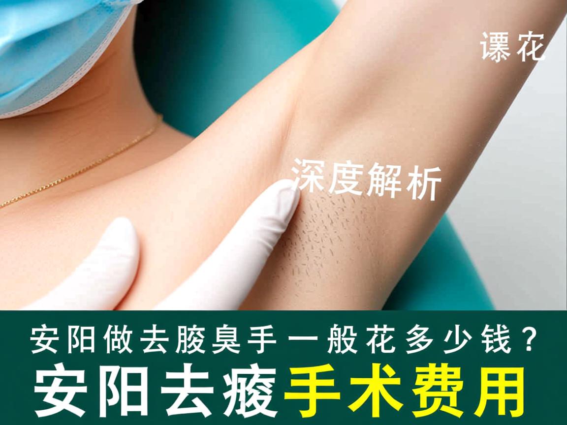 安阳做去腋臭手术一般花多少钱？深度解析安阳去腋臭手术费用