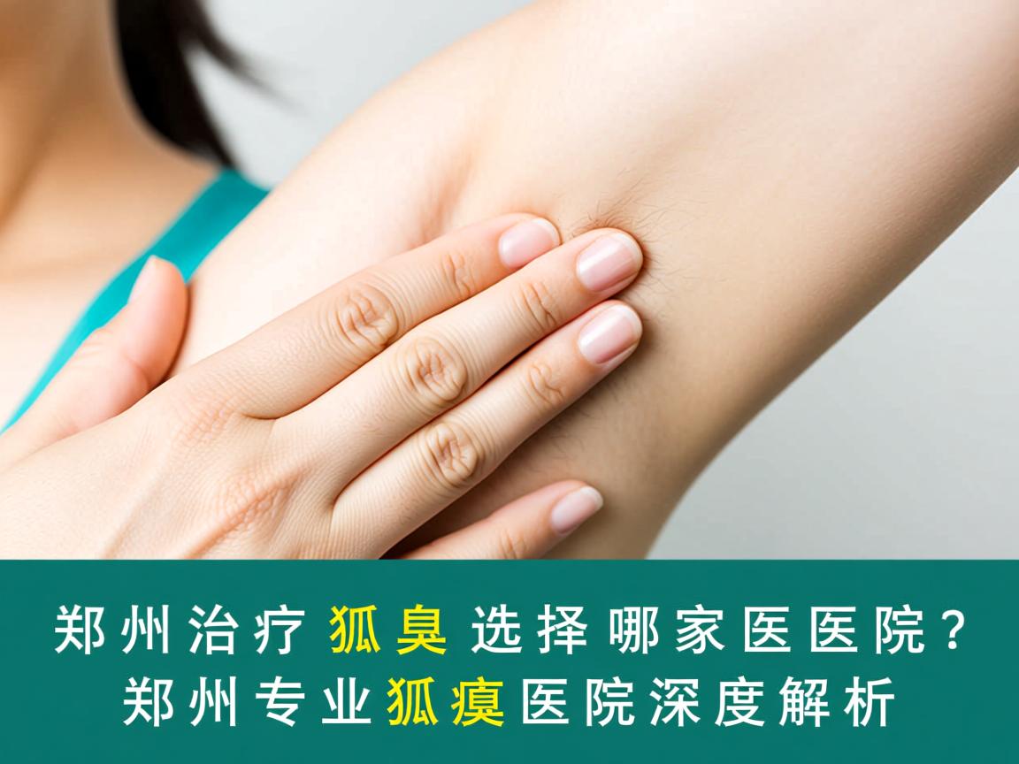 郑州治疗狐臭选择哪家医院？郑州专业狐臭医院深度解析