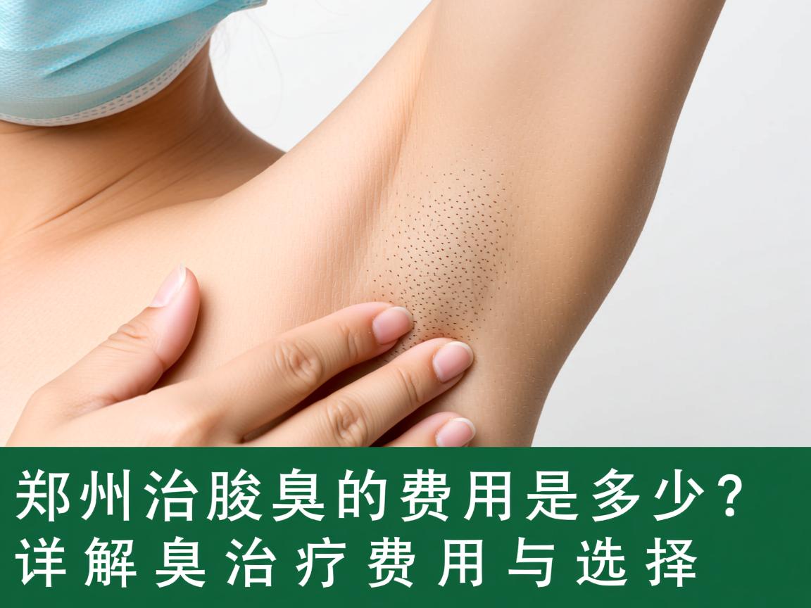 郑州治腋臭的费用是多少？详解腋臭治疗费用与选择