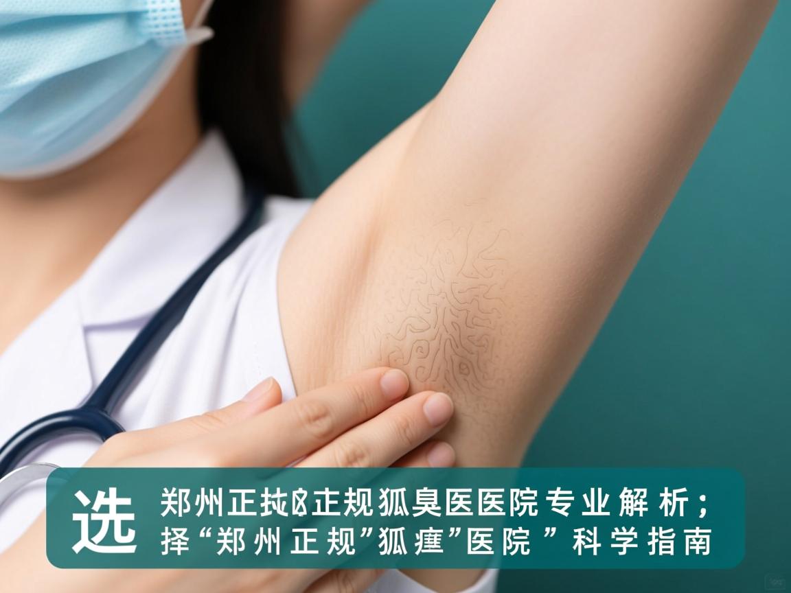 郑州正规狐臭医院专业解析，选择郑州正规狐臭医院的科学指南