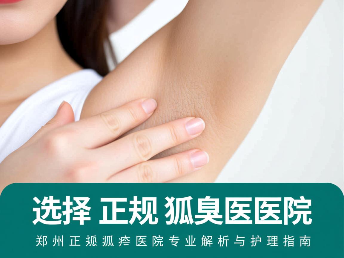 选择正规狐臭医院，郑州正规狐臭医院专业解析与护理指南