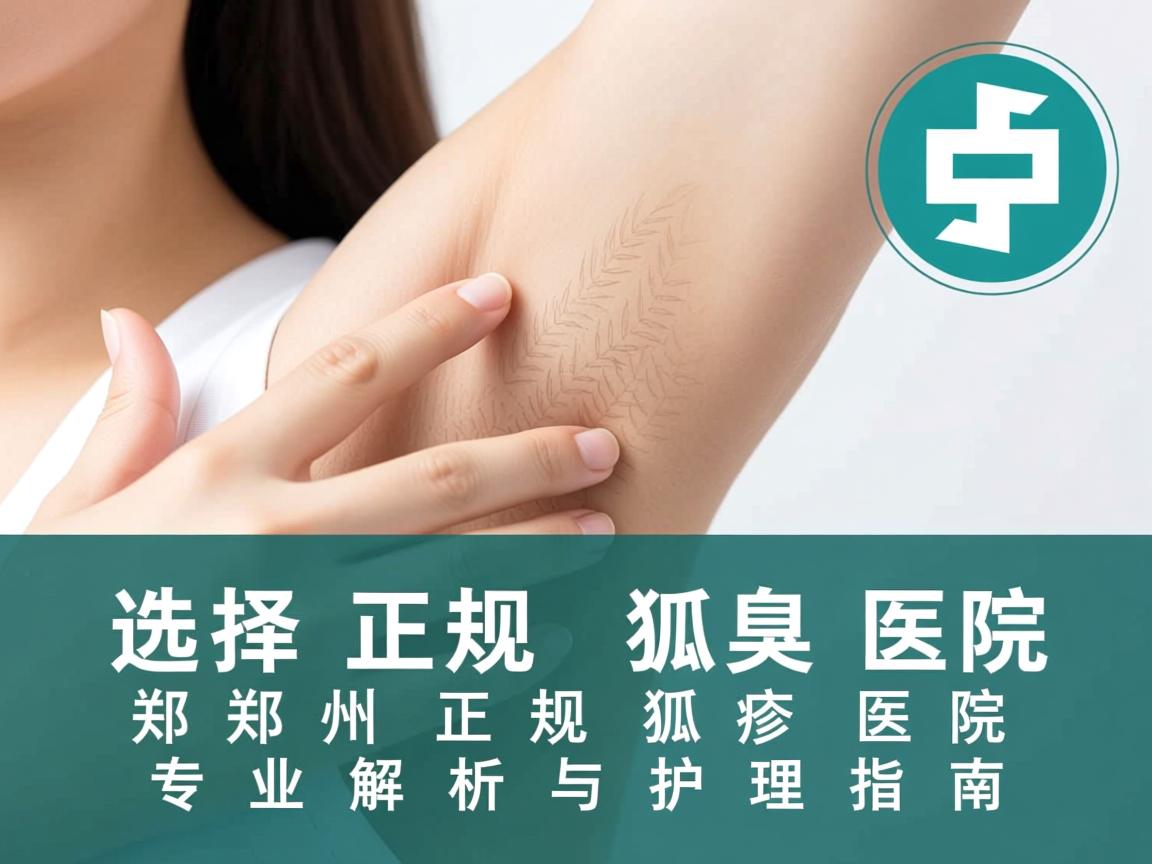 选择正规狐臭医院，郑州正规狐臭医院专业解析与护理指南