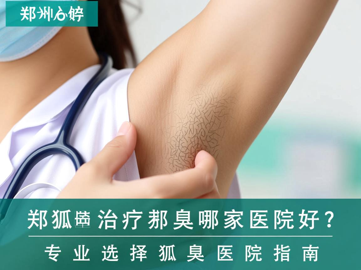 郑州治疗狐臭哪家医院好？专业选择狐臭医院指南