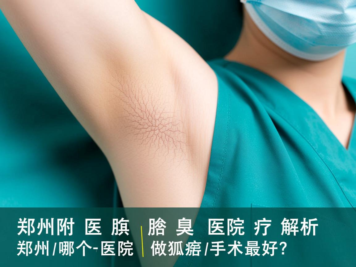 郑州附医腋臭医院解析，郑州哪个医院做狐臭手术最好？