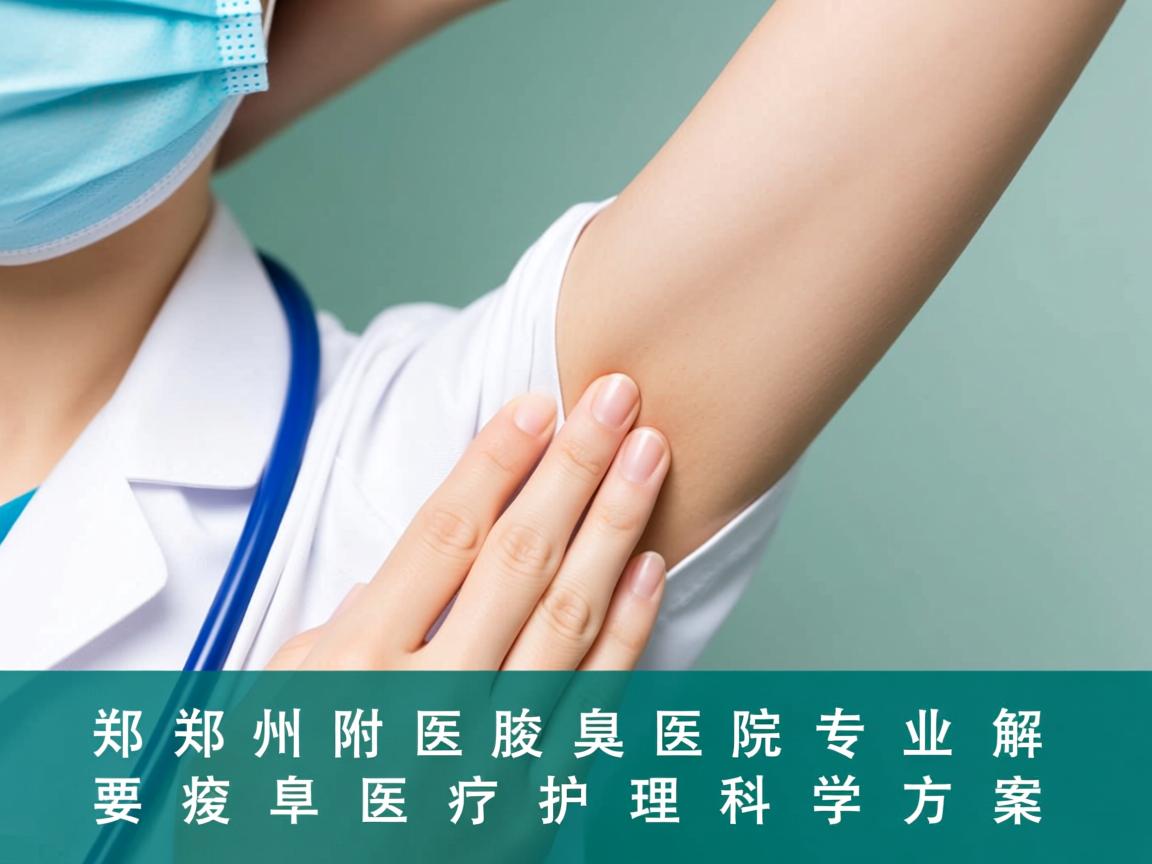 郑州附医腋臭医院专业解析，腋臭医疗护理的科学方案