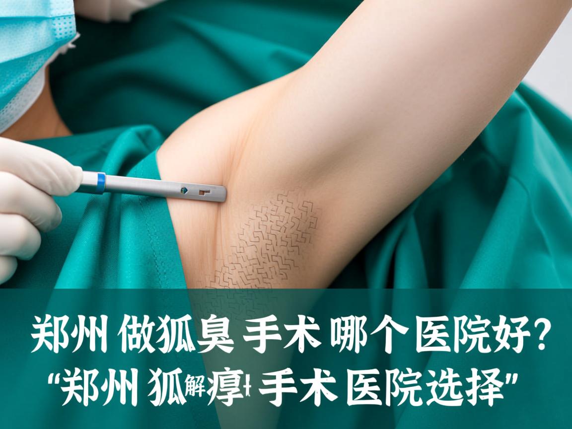 郑州做狐臭手术哪个医院好？深度解析郑州狐臭手术医院选择