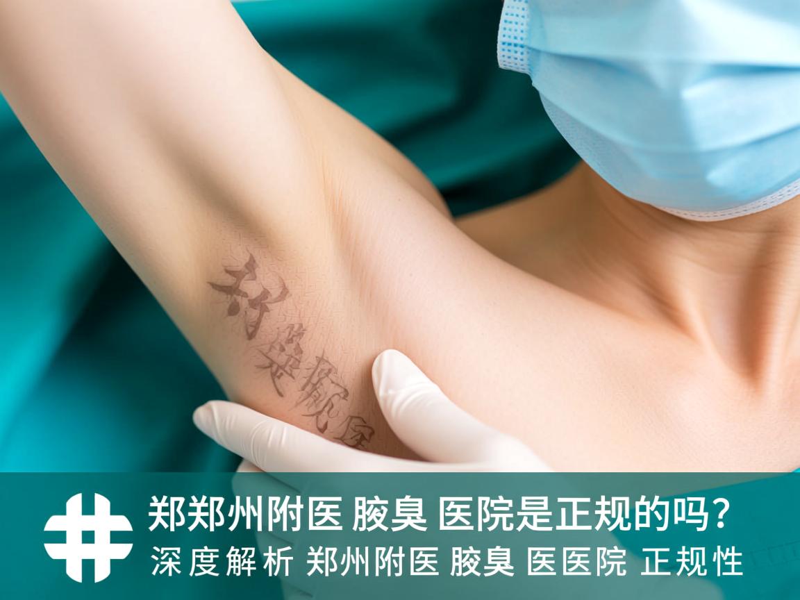 郑州附医腋臭医院是正规的吗？深度解析郑州附医腋臭医院正规性