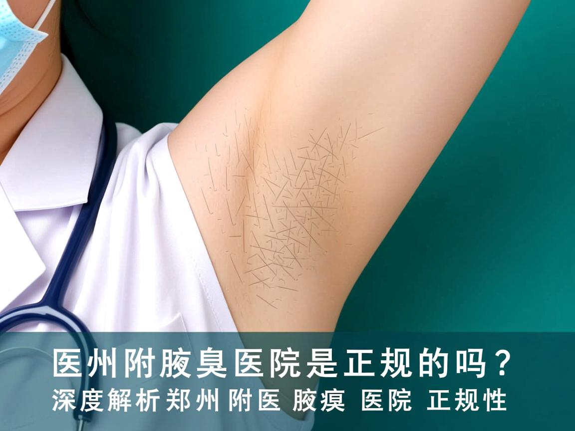 郑州附医腋臭医院是正规的吗？深度解析郑州附医腋臭医院正规性