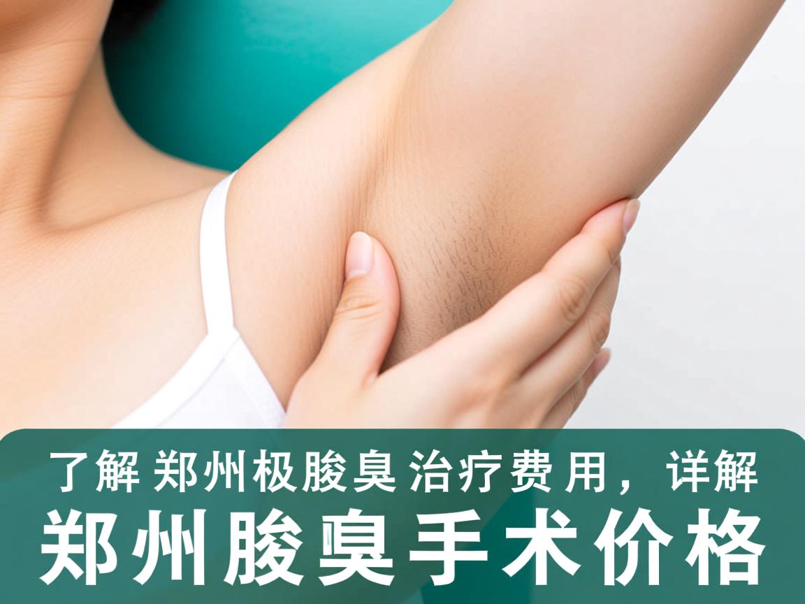 了解郑州腋臭治疗费用，详解郑州腋臭手术价格