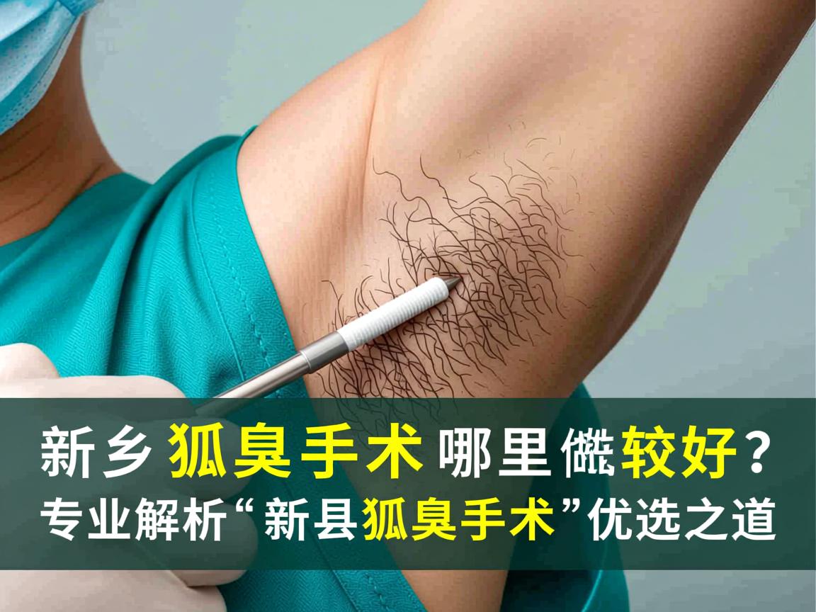 新乡狐臭手术哪里做比较好？专业解析新乡狐臭手术的优选之道