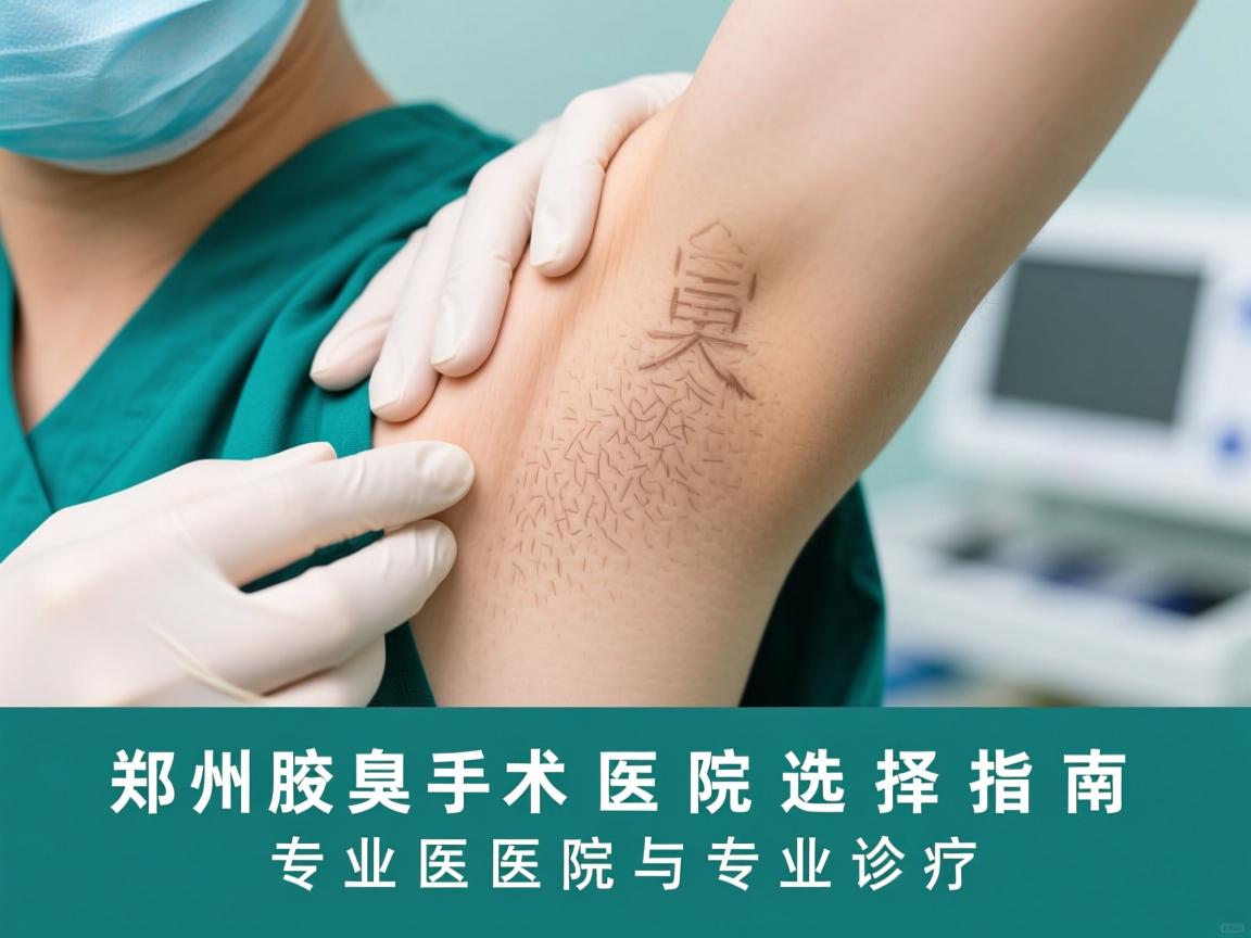 郑州腋臭手术医院选择指南，专业医院与专业诊疗