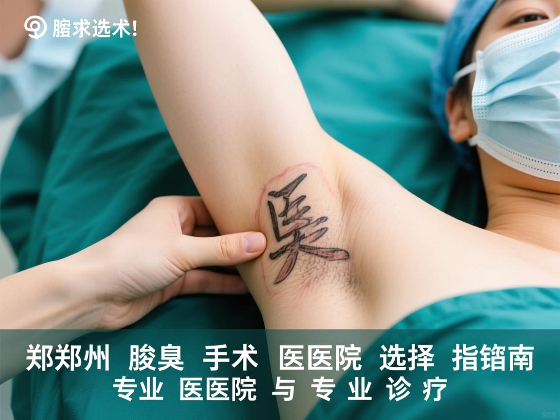 郑州腋臭手术医院选择指南，专业医院与专业诊疗