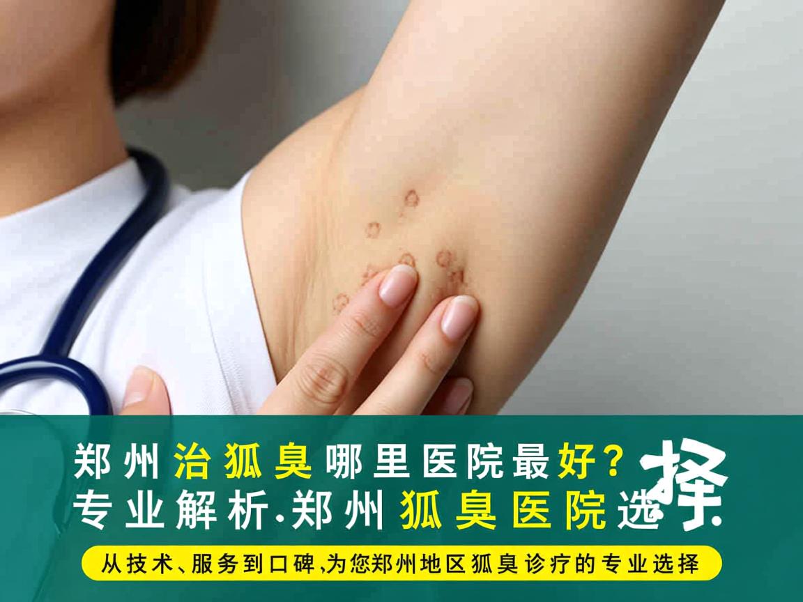 郑州治狐臭哪里医院最好？专业解析郑州狐臭医院选择
从技术、服务到口碑，为您深度剖析郑州地区狐臭诊疗的专业选择