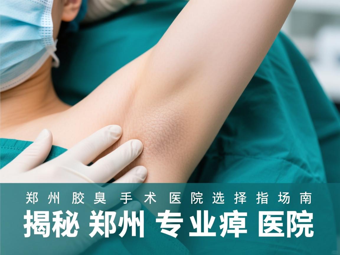 郑州腋臭手术医院选择指南，揭秘郑州专业腋臭医院