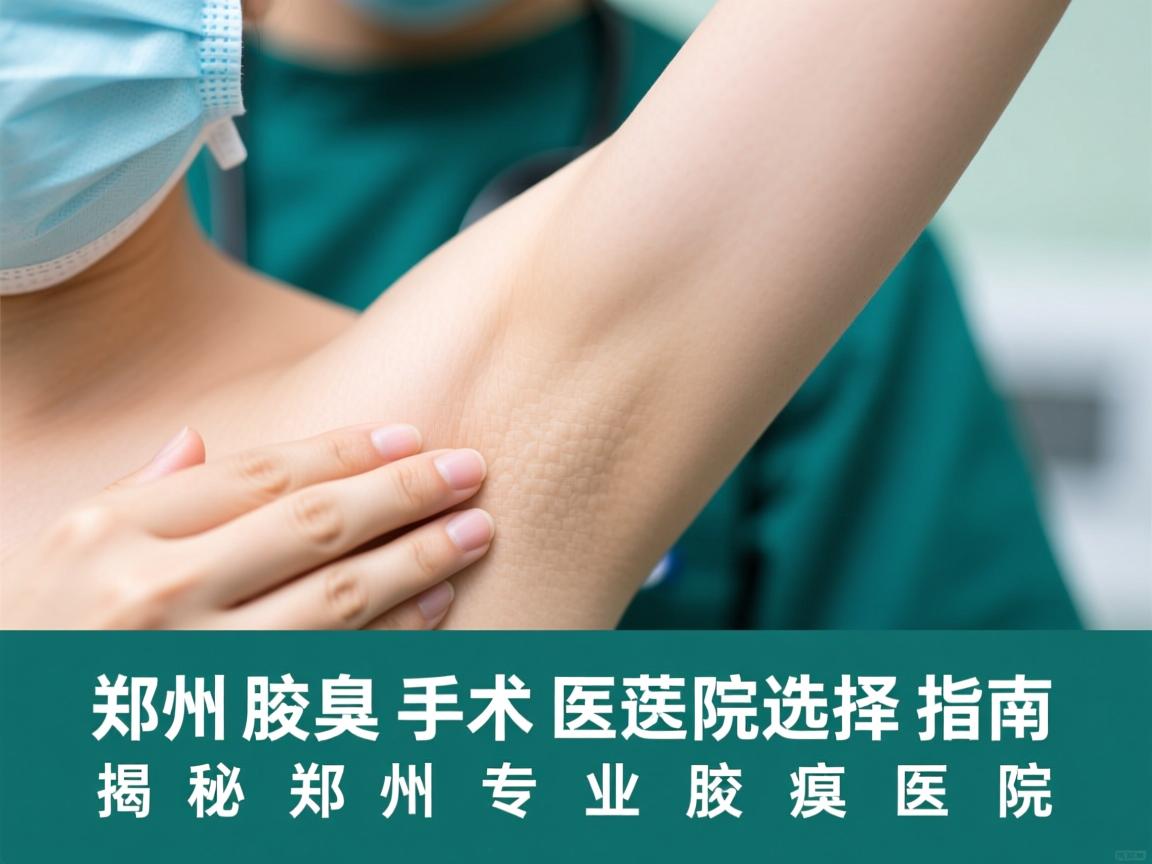 郑州腋臭手术医院选择指南，揭秘郑州专业腋臭医院