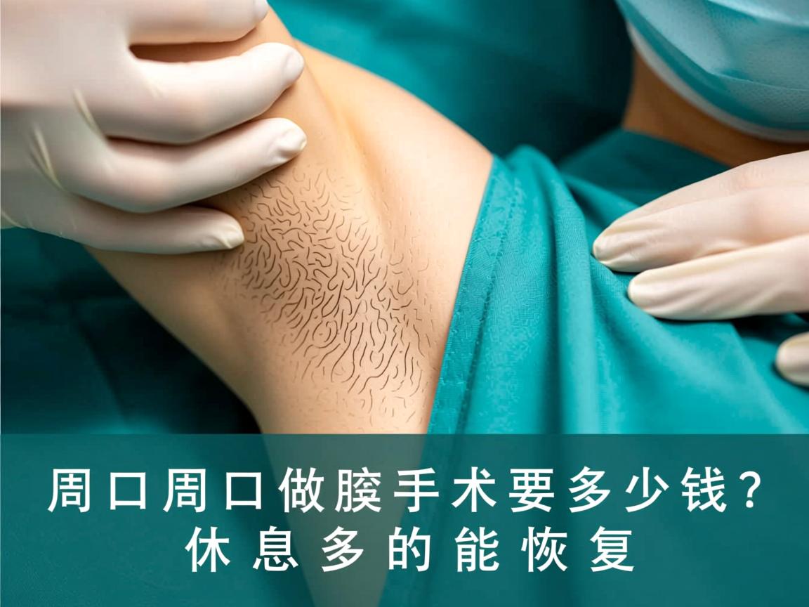 周口腋臭手术费用解析，周口做腋臭手术要多少钱？休息多久能恢复？