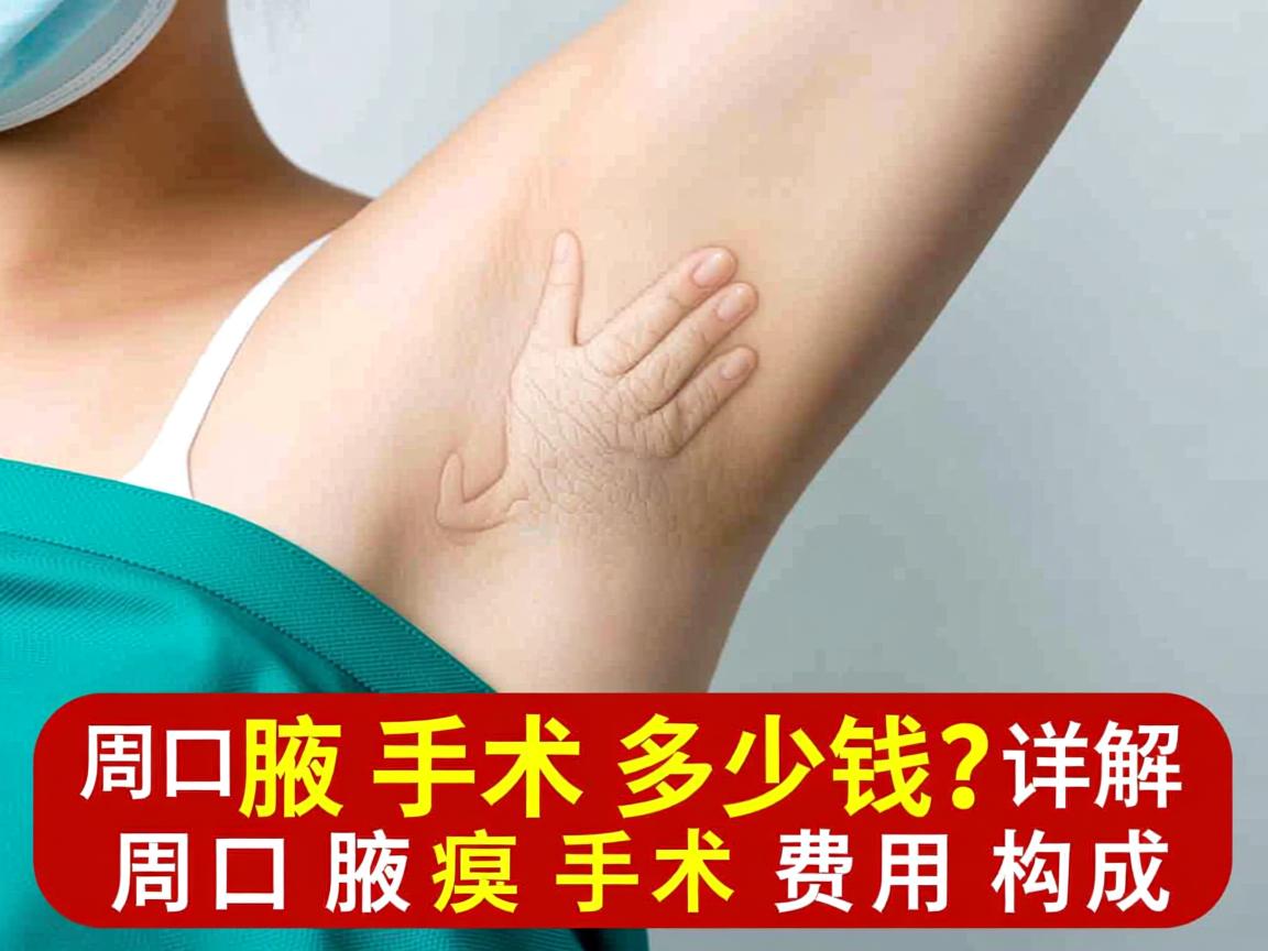 周口腋臭手术多少钱？详解周口腋臭手术费用构成